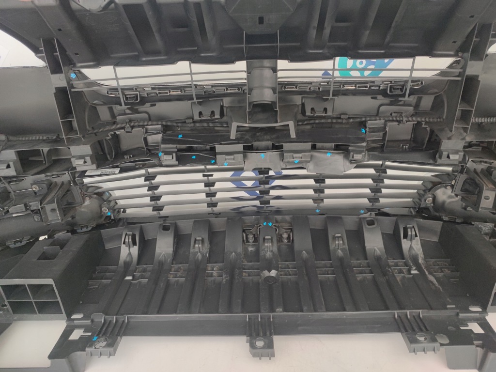 фото №13, Бампер передний перед renault scenic iii 3 pierwszy lift противотуманные фары