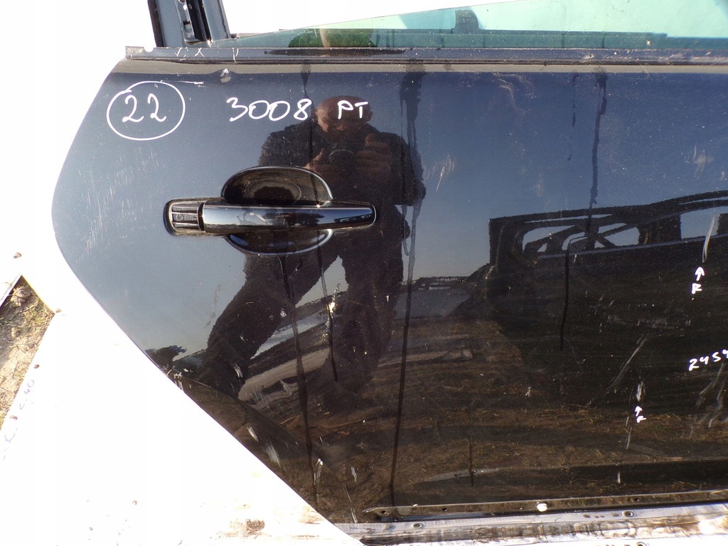 фото №4, Двері правий задня peugeot 3008