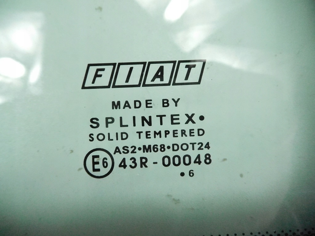 фото №7, Стекло боковая атермичное правая fiat punto 51738163