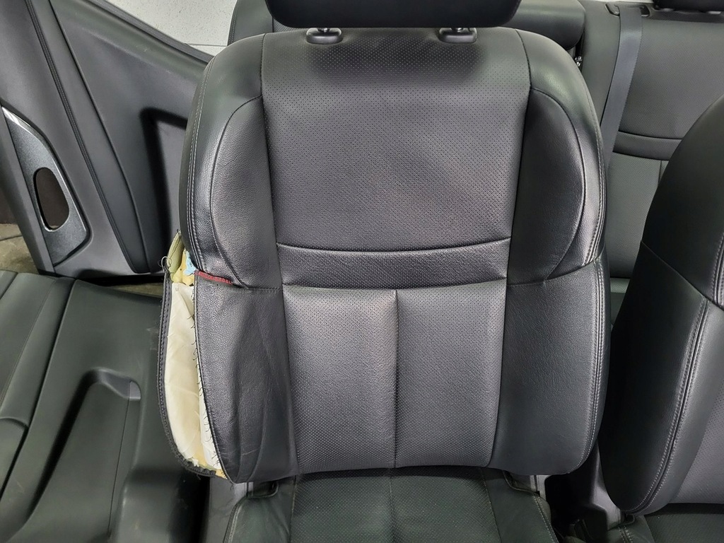 фото №9, Nissan x-trail t32 сиденье заднее сиденье обшивка сиденья обшивки czarna кожа uk