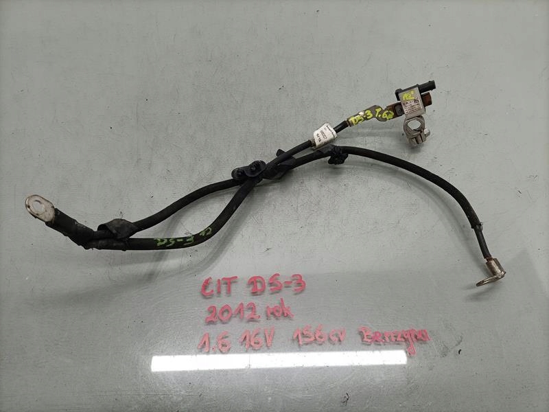 фото №1, Клемма минусовая шланг citroen ds3 1.6 16v 9800724780