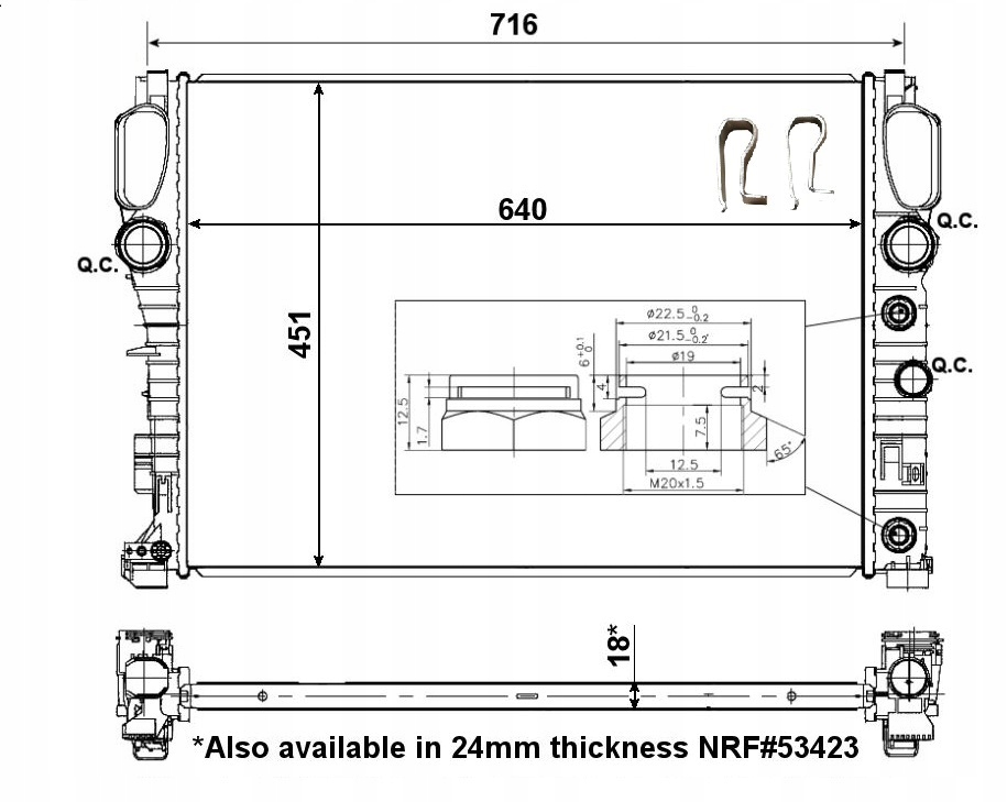 фото №12, Радіатор wody mercedes cls 350 219.356 c219