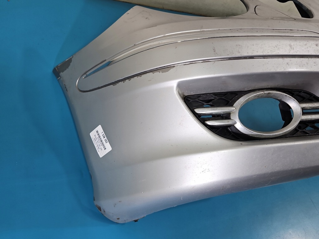 фото №16, Бампер перед mercedes w211 02-06 серебристый 744