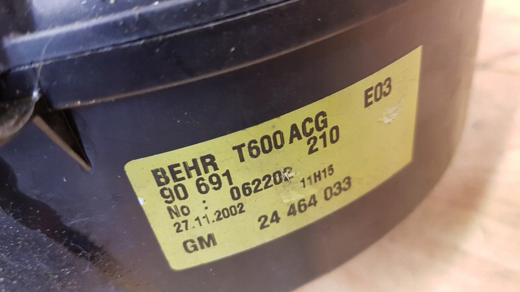 фото №4, Отопитель opel zafira a