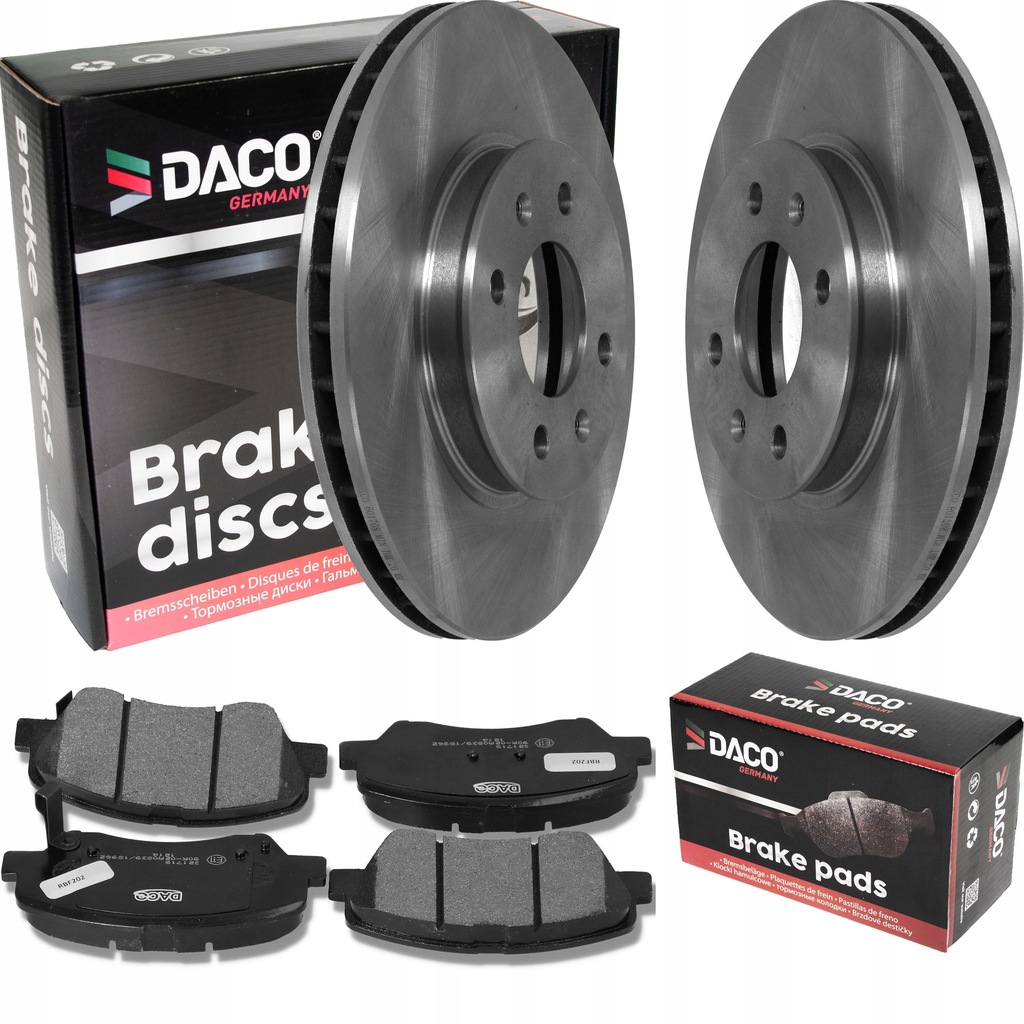 фото №1, Тормозные диски i тормозные колодки daco kia rio iii 11- перед