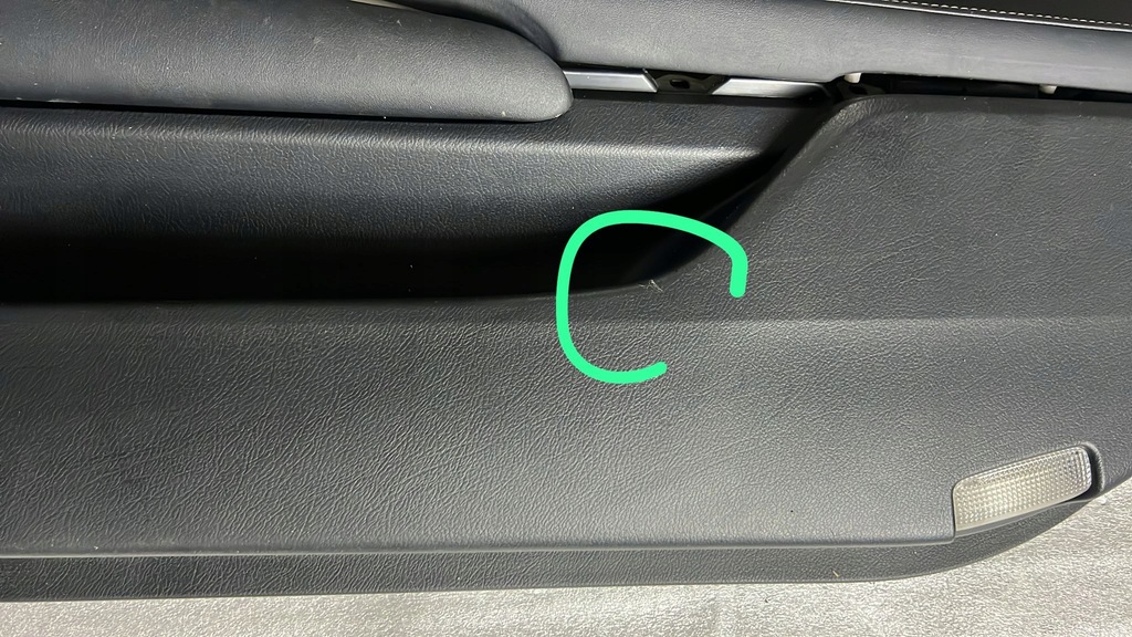 фото №5, Lexus rc rcf обивка обшивка дверь правый перед bok сиденье