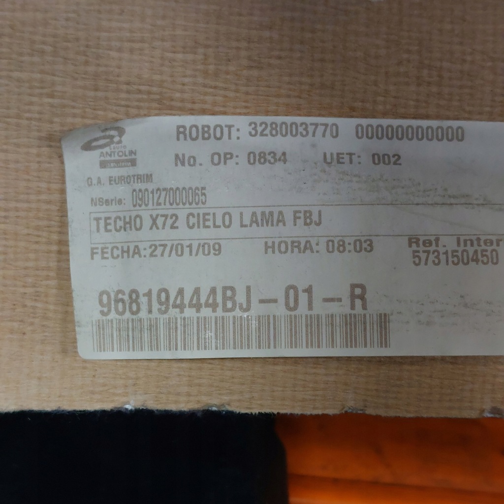 фото №9, Citroen c5 ii kombi потолок подкрылок потолок 96819444bj 96830814bj