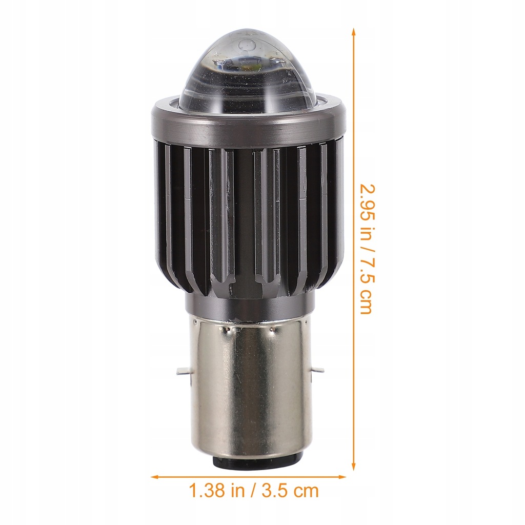 фото №6, Лампа led do motocykla модернізація фара