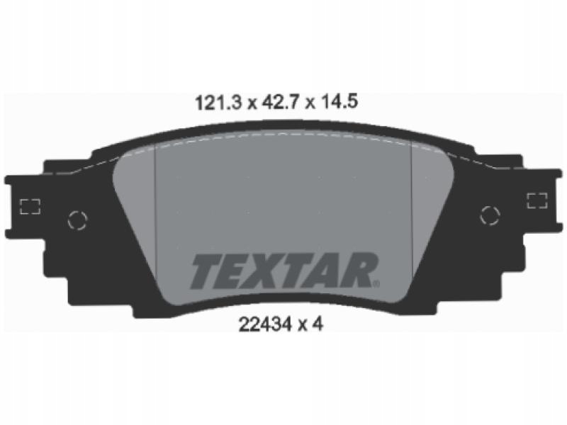 фото №2, Гальмівні колодки задня lexus rx iv 2.0 3.5 15-17 ux 2.0 18- es 2.0-3.5 18-