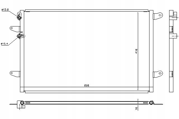 фото №10, Nissens радіатор кондиціонера vw phaeton 02-