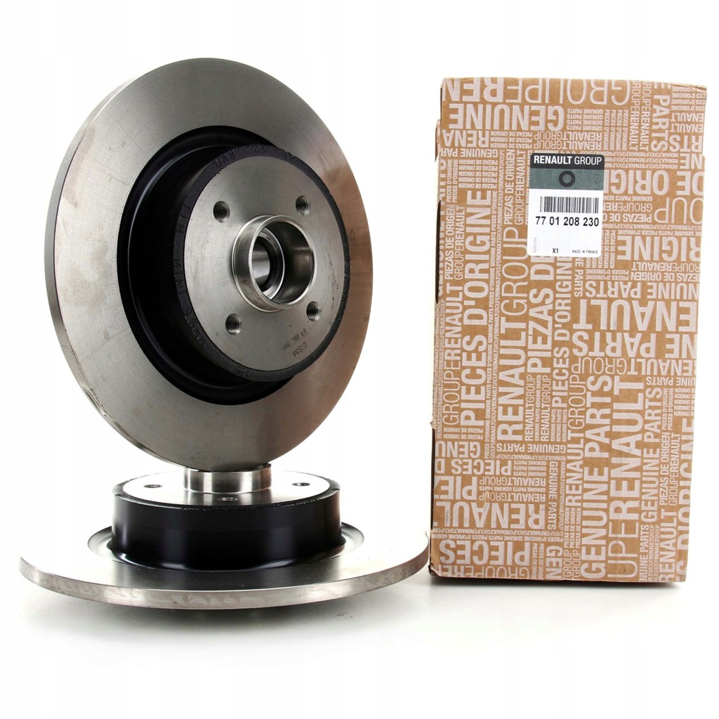 фото №1, Гальмівні диски x2 задня renault grand scenic ii 274mm оригінальні 7701208230