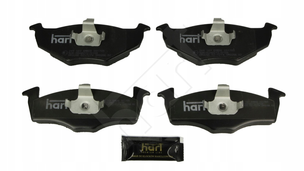 фото №1, Гальмівні колодки гальмівні перед vw polo 6n 9n