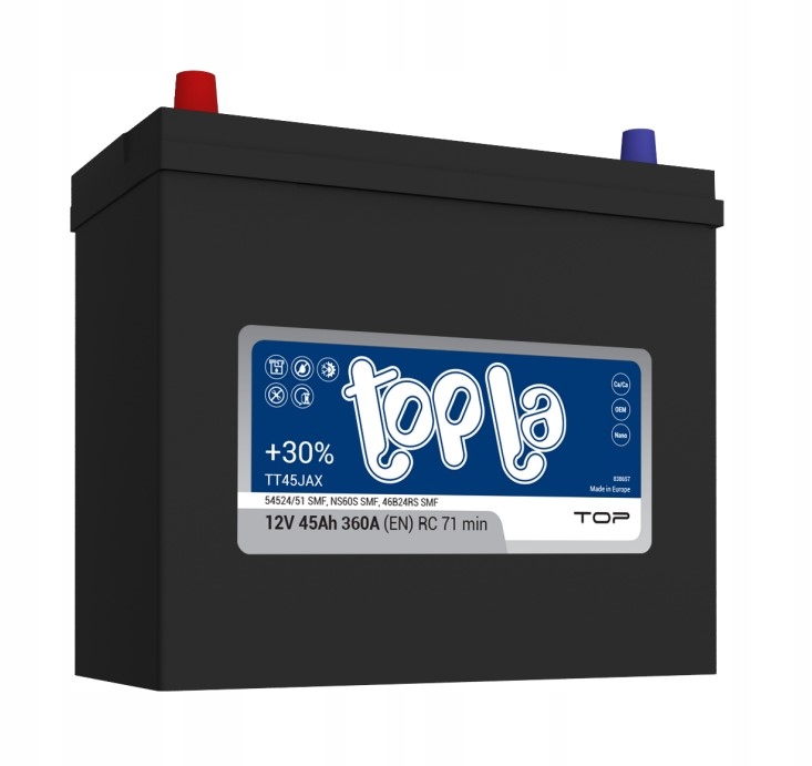 Купити Акумулятор topla top jap 12v 45ah 360a l+ tt45jax
