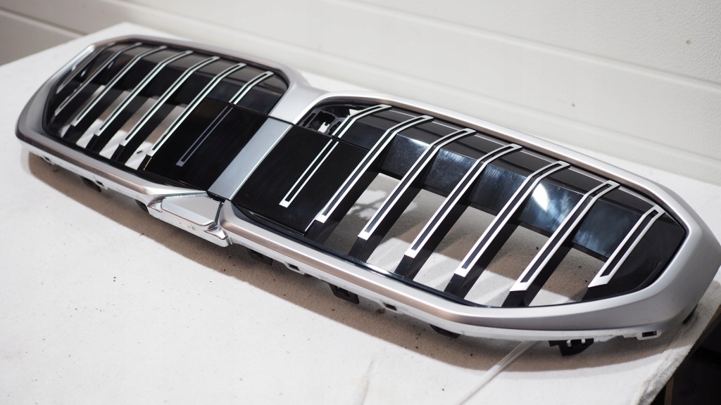 фото №6, Bmw g60 g61 решітка радіатора решітка радіатора хром бампера передній заглушка na радар