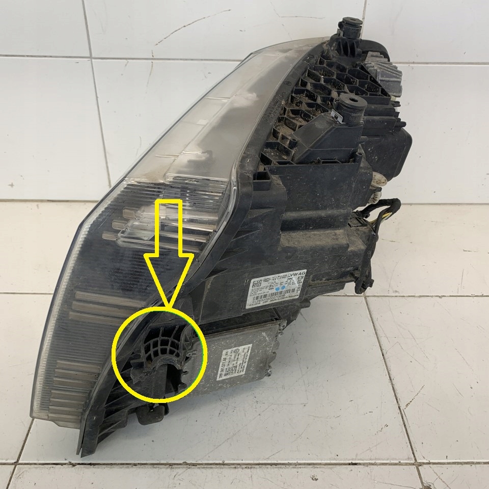 фото №15, Лампа правая перед передняя full-led комплектная vw crafter ii 7c man tge 21r