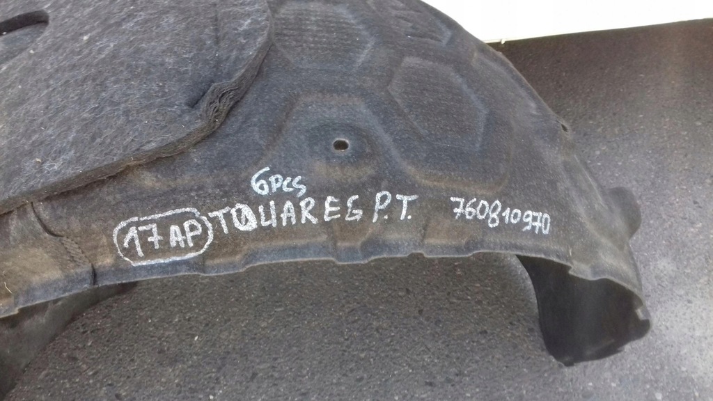 фото №8, Підкрилок правий задня 760810970 vw touareg iii