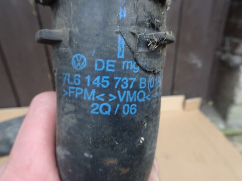 фото №3, Audi q7 4l vw touareg труба інтеркулер 7l6145737b