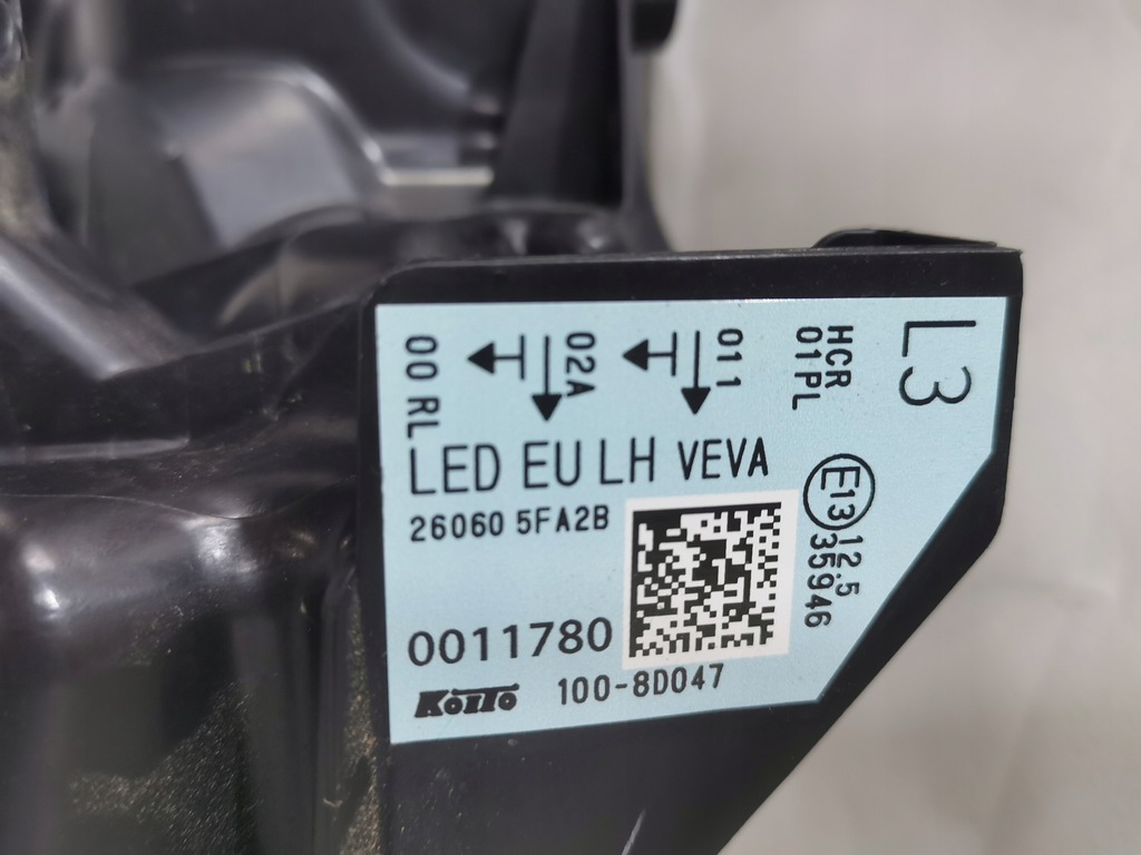 фото №7, Лампа full led левая левый перед nissan micra k14