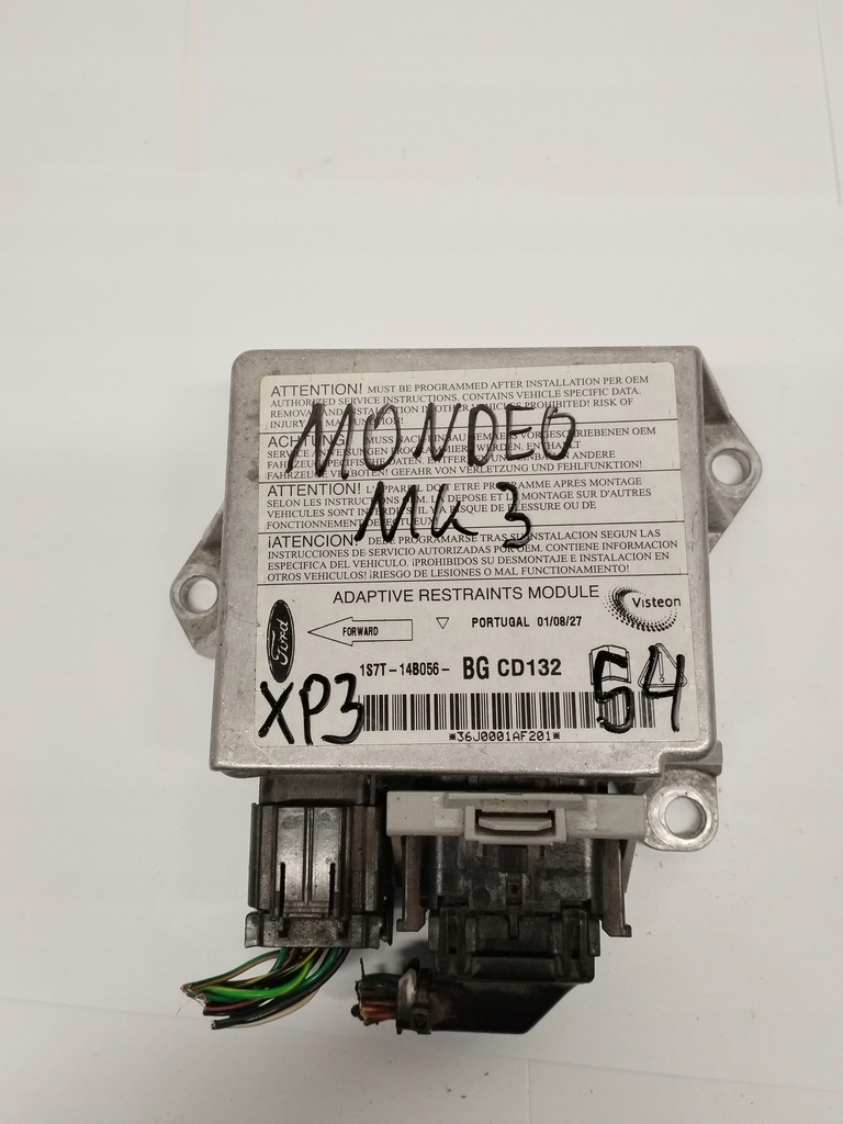 фото №1, Модуль датчик подушка безопасности ford mondeo mk3 1s7t14b056bg