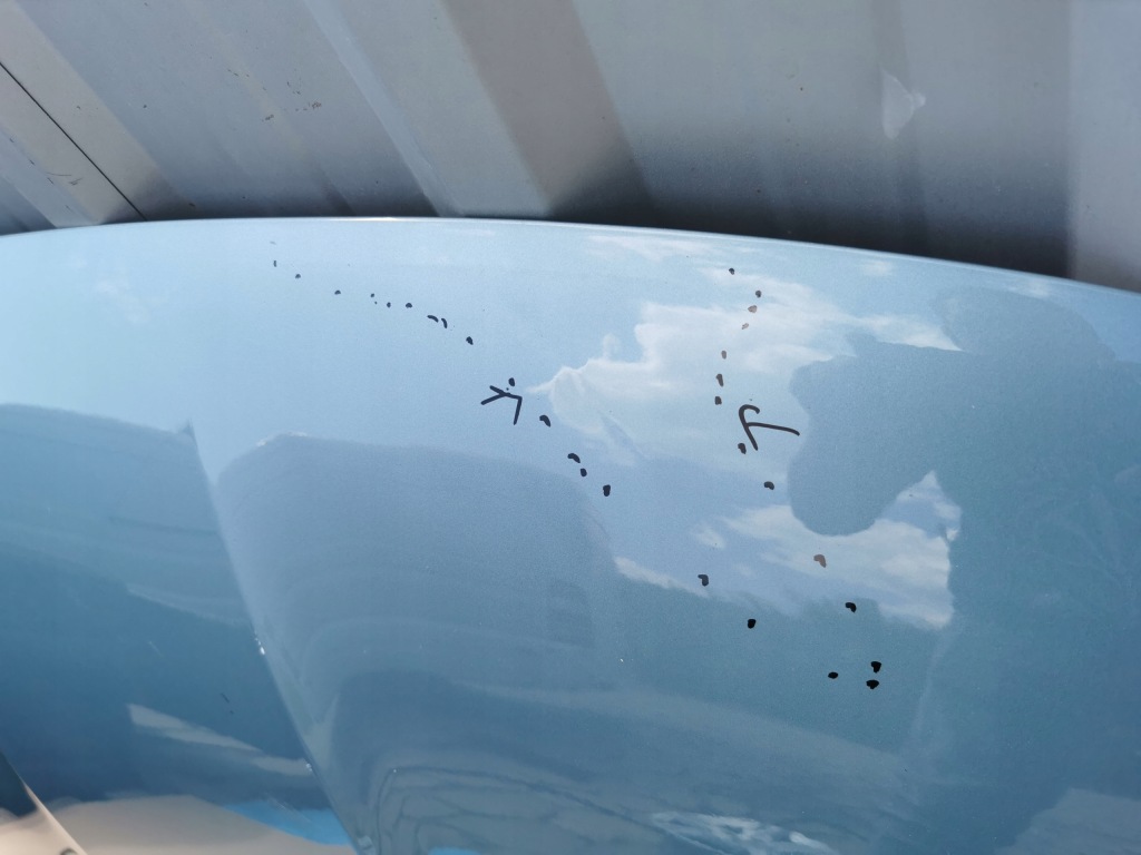 Fiat 500e elektric капот крышка двигателя хорошее состояние Киев