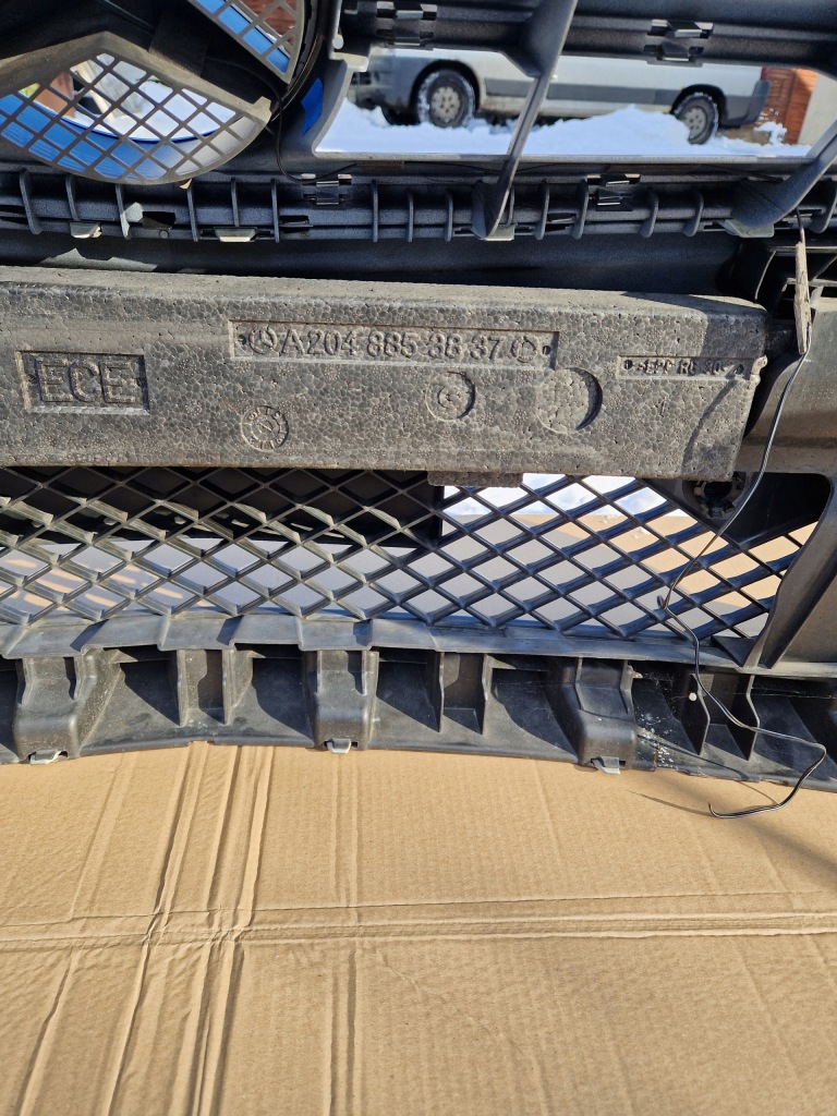 Mercedes c klasa w204 рестайлинг  204 бампер pdc омыватель перед передний amg 147 Доставка