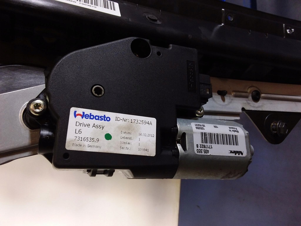 фото №6, Bmw 7 f01 люк 7903815 моторчик 7316535