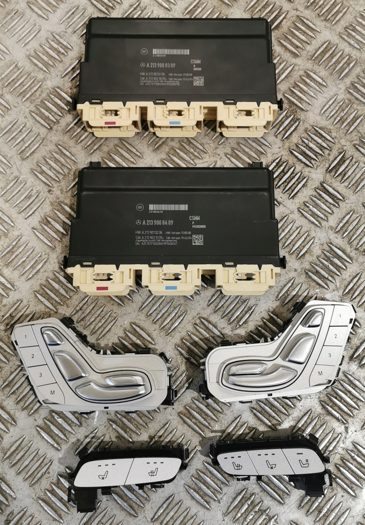 фото №15, Сидіння шкіра вентильовані підігрів модулі kpl. mercedes cls w257 1