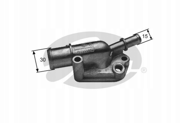 фото №1, Gates th09287g1 термостат fiat palio punto