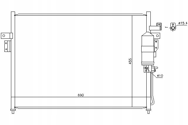 фото №1, Nissens 940445 конденсатор, кондиціонер