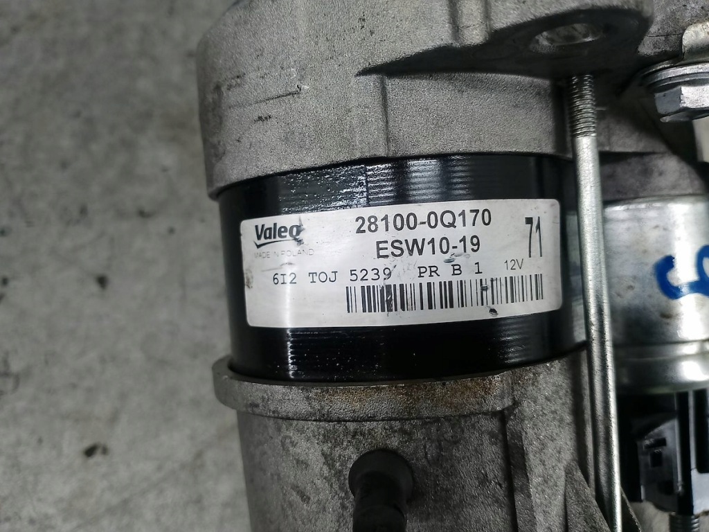 Стартер toyota aygo x 28100-0q170 esw10-19 valeo 1.0 12v с Разборки