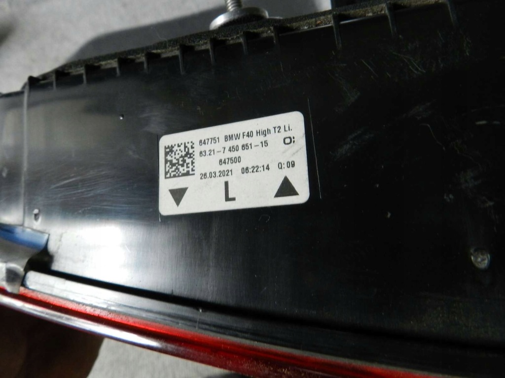 фото №11, Bmw 1 f40 лампа full led задняя левая правая сторона kpl