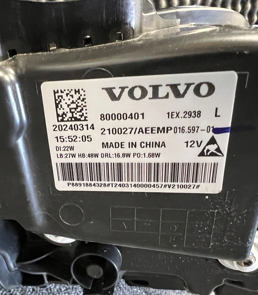 фото №9, Volvo ex30 лампа ліва сторона full led 80000401