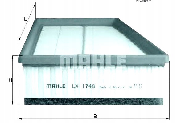 фото №1, Knecht фільтр повітря renault fluence grand sceni