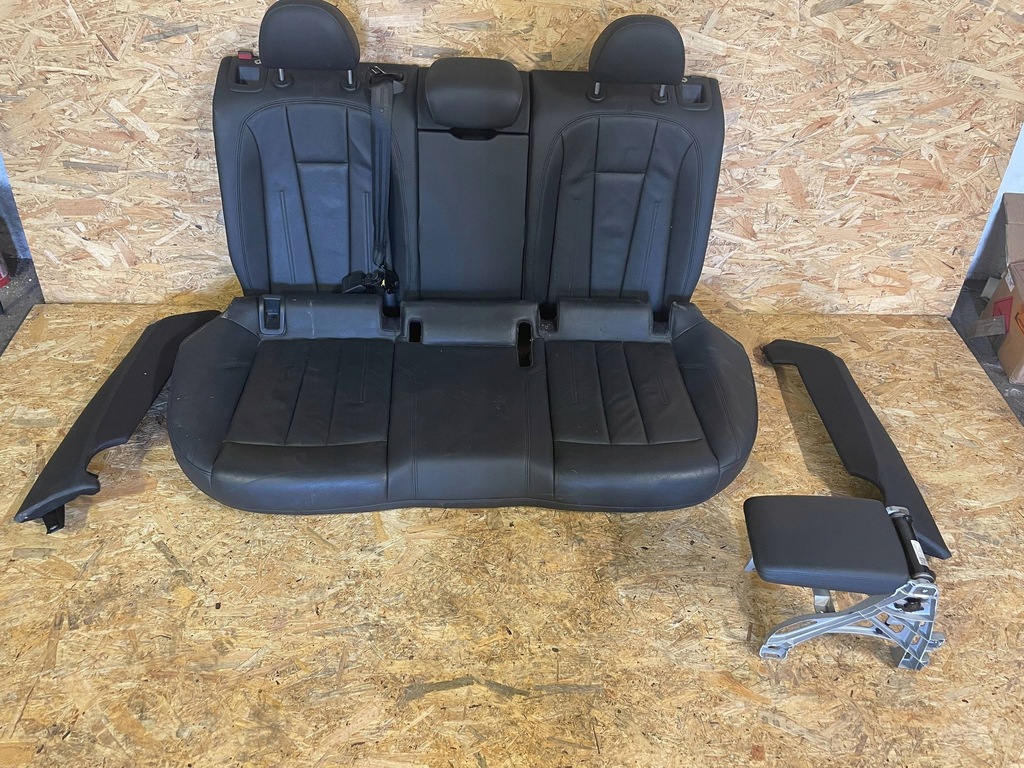 фото №6, Audi a4 s4 b9 sedan сиденья / заднее сиденье / комплект кожа электрический