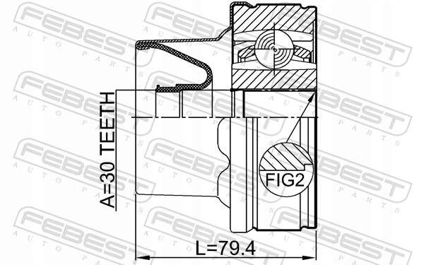 фото №2, Шарнир приводной do dodge nitro