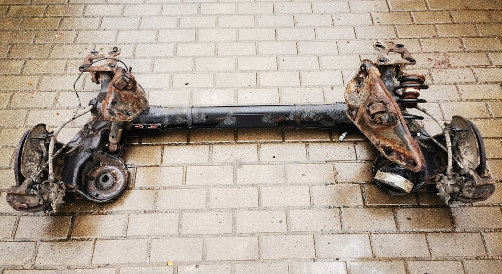 фото №1, Citroen berlingo iii peugeot partner iii 08-15 oś балка підвіска задня