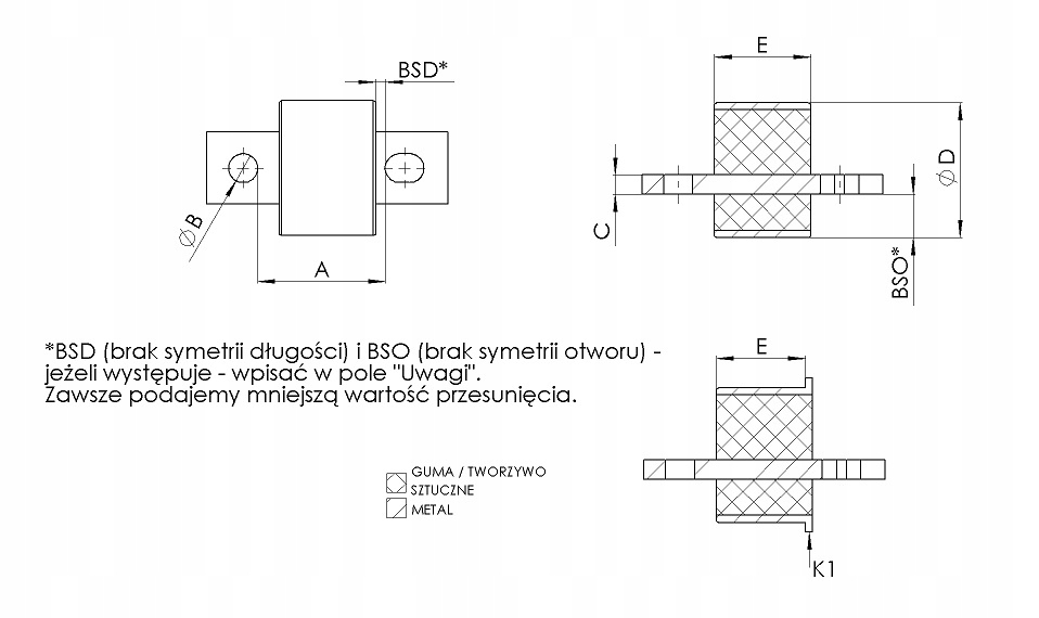фото №13, Втулка wah. ford t. c-max, kuga, volvo c30,c70 99- le/pr - tedgum 24021
