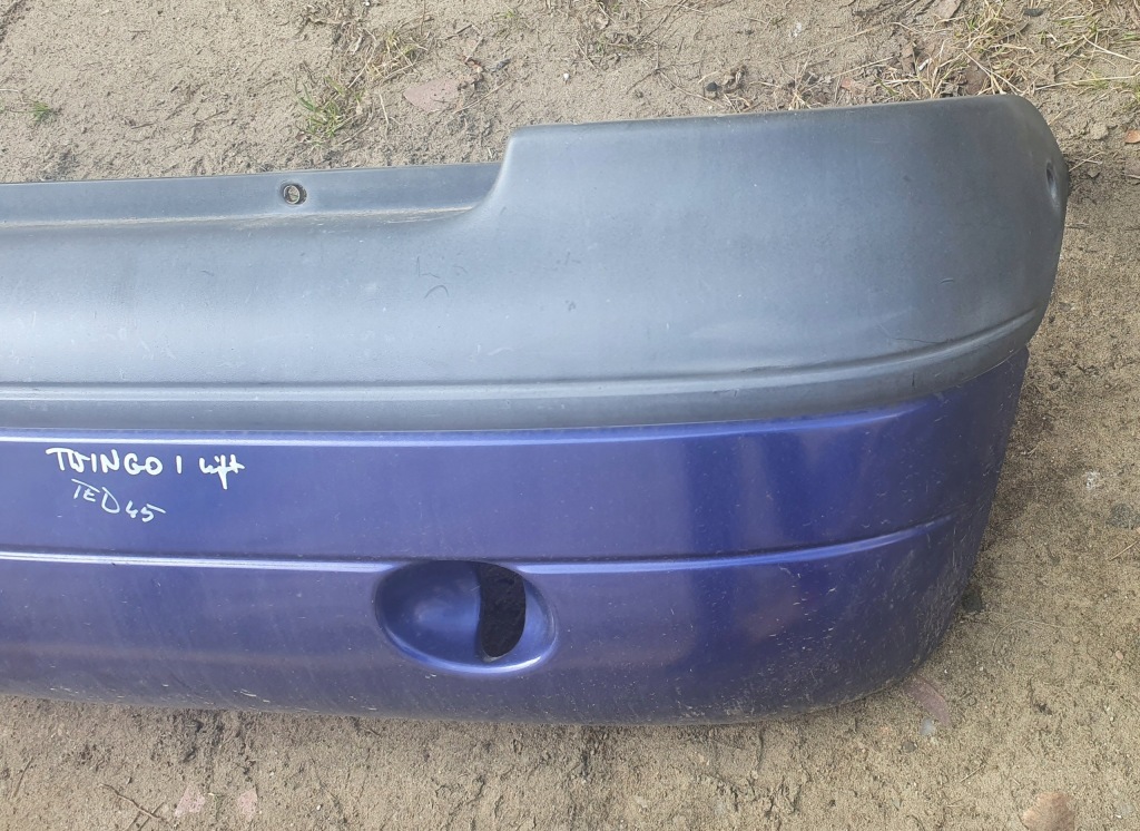 фото №2, Бампер задняя задний renault twingo i lift ted45