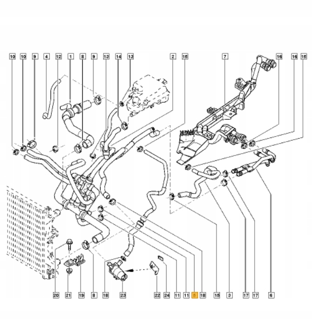 фото №6, Шланг радиатора r espace iv