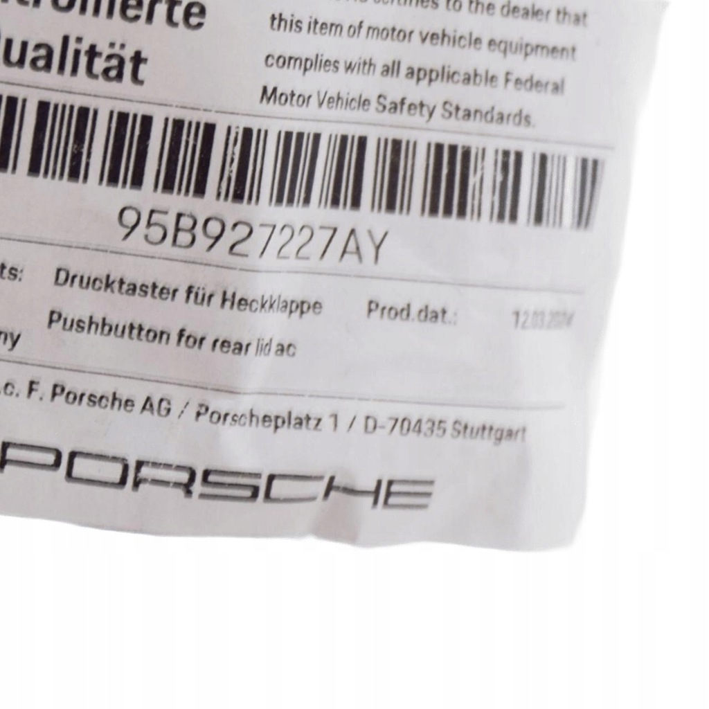 фото №6, Кнопка открывания задний крышки dla porsche macan 95b2 оригинальный