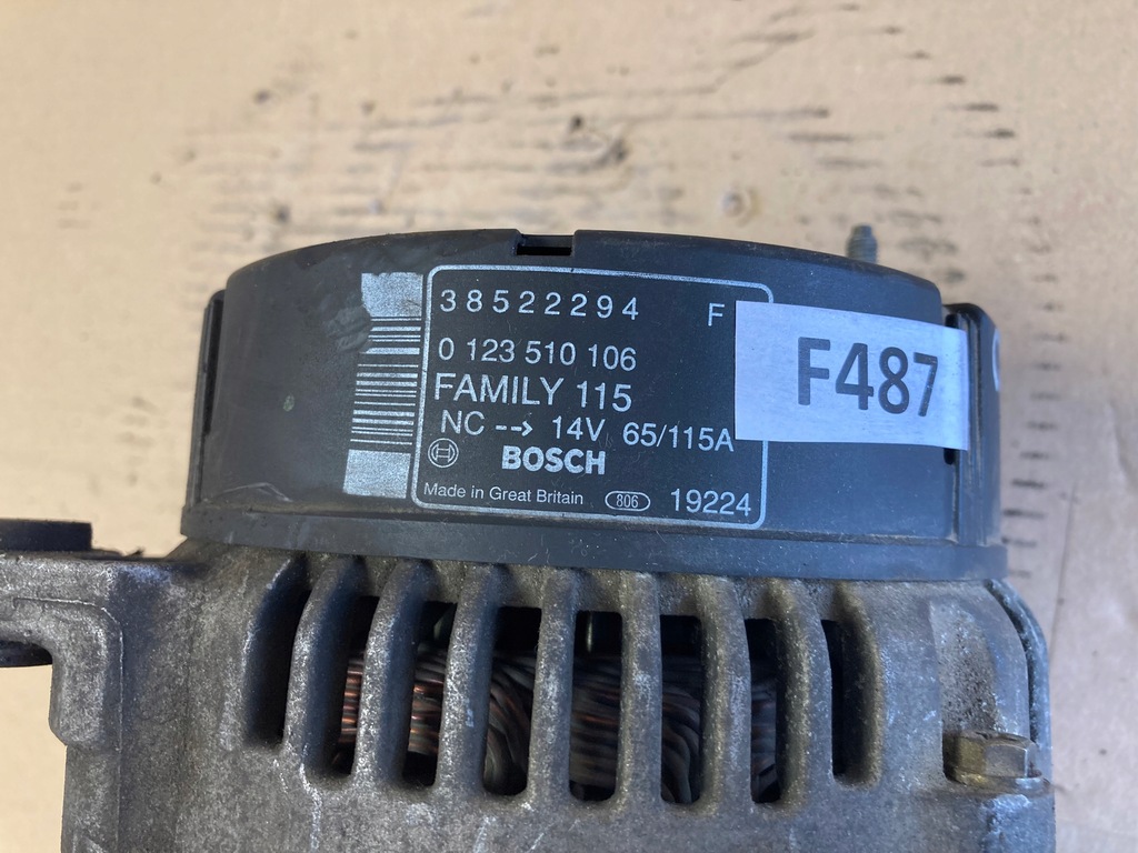 фото №6, Chrysler voyager 3 iii 2.5 генератор 0123510106 38522294