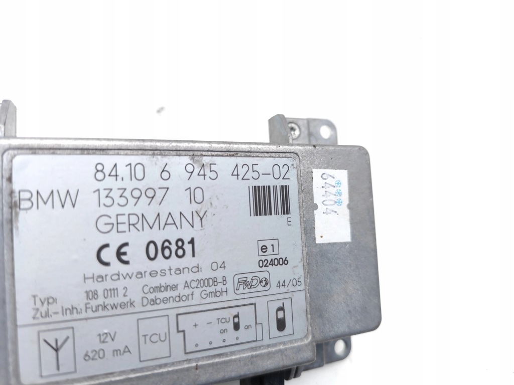 Bmw x5 усилитель антенны 2006 suv 4/5dr 6945425 13399710 03-06 3.0d с Разборки