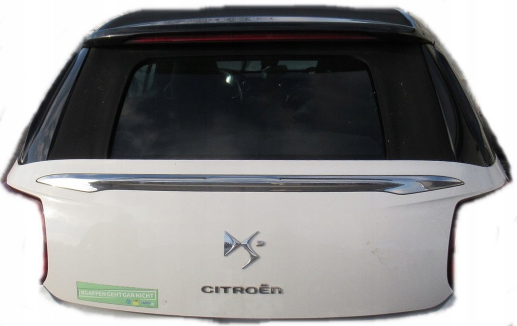 фото №1, Citroen ds3 3d lift крышка багажника задняя задняя багажника