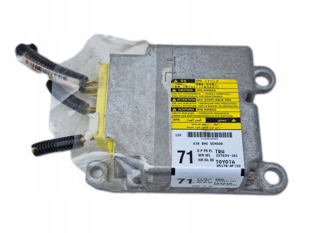 фото №1, Toyota verso lift 1.6 d4d модуль датчик подушек