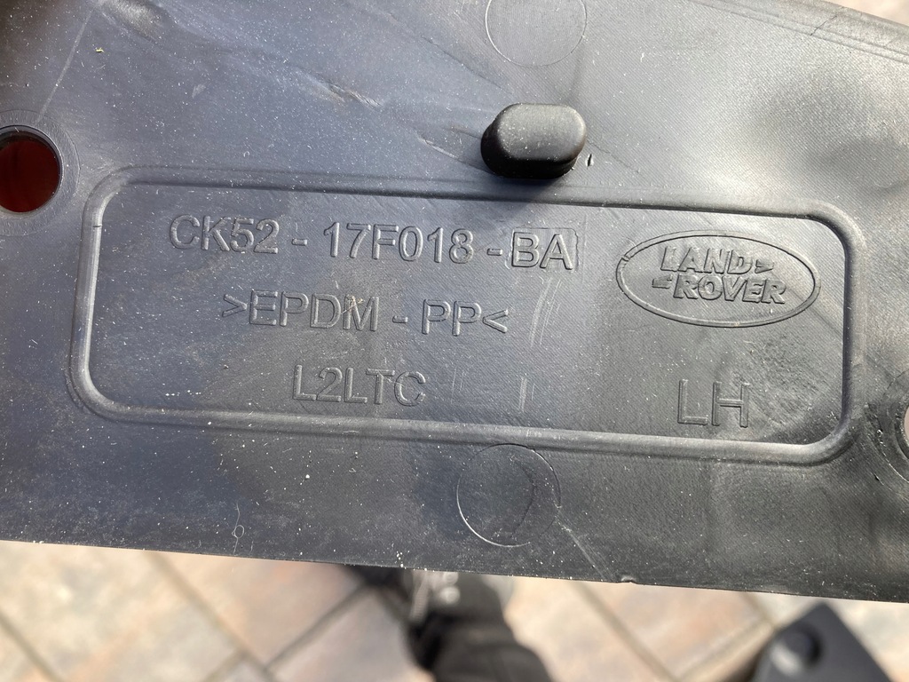 фото №4, Land rover evoque бризковик lh оригінальний номер ck52-17f018-ba