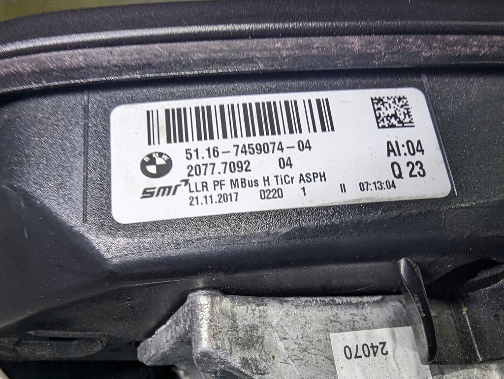 фото №6, Зеркало правое bmw f30 5pin фотохромный 7443906 394