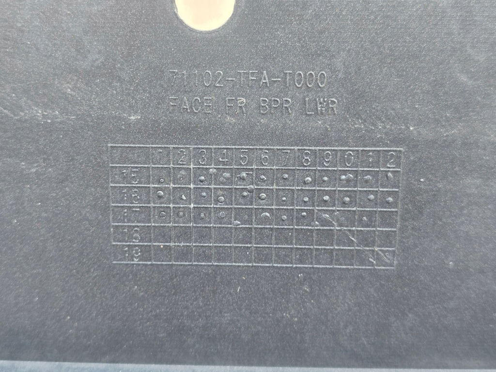 фото №12, Honda cr-v iv lift спойлер накладка бампера перед передняя