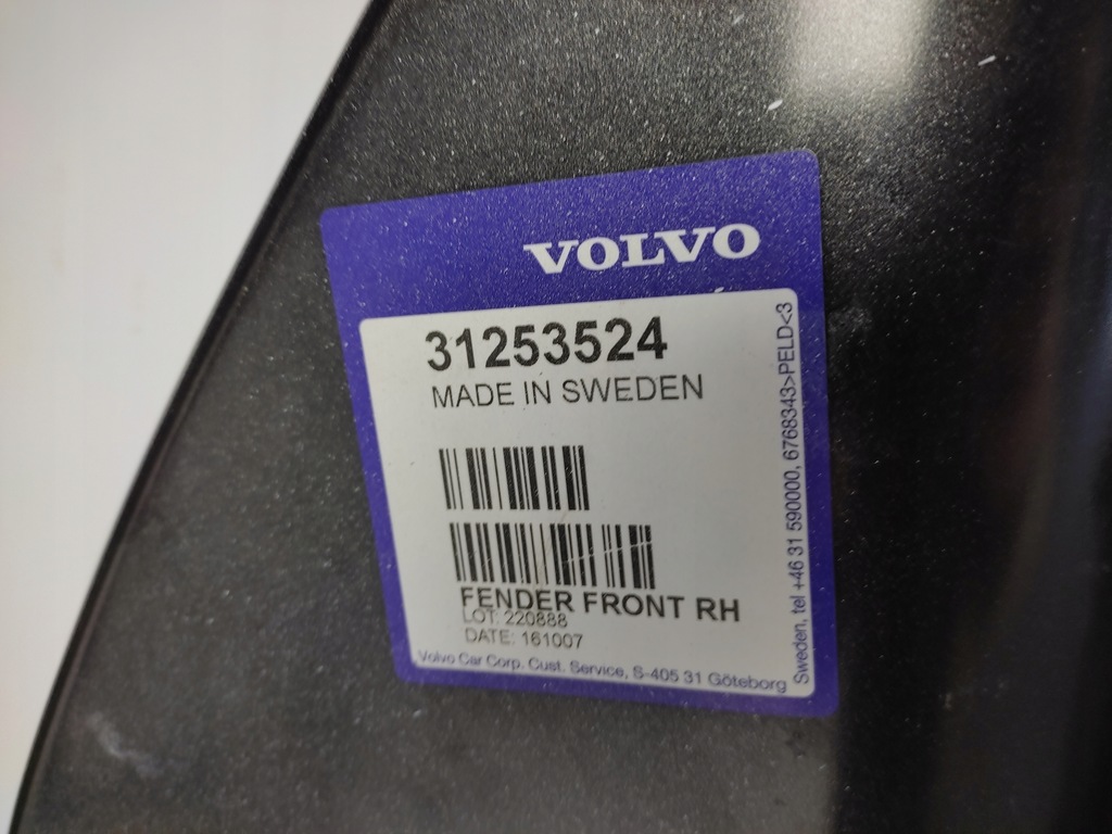 фото №11, Volvo c70 ii крила правий передній перед 2006-2009