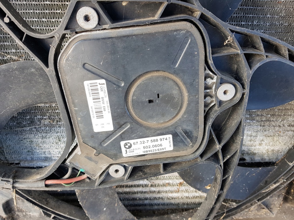 фото №6, Bmw x1 e84 09-14r 2.0 d радіатор вентилятор