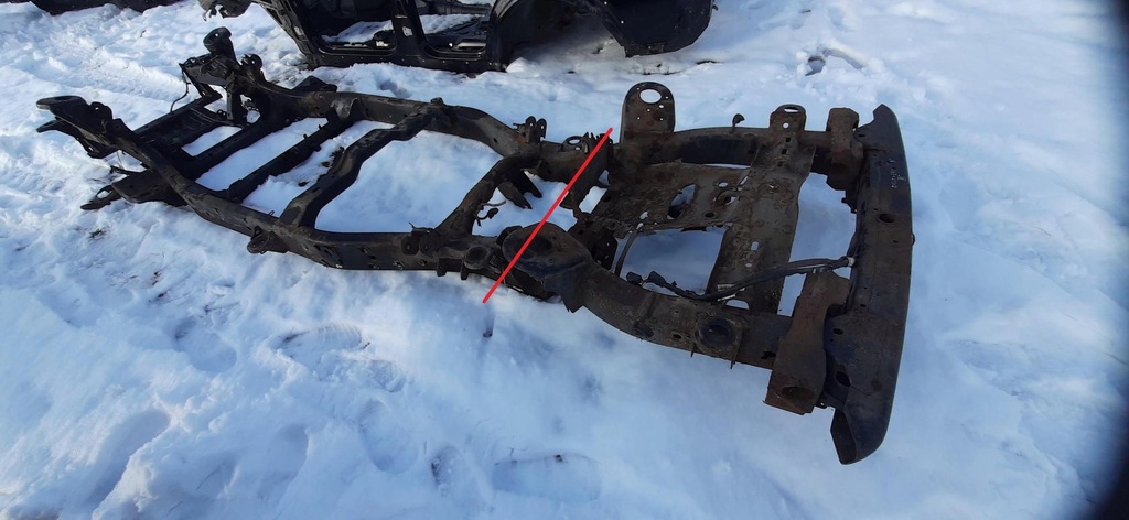 фото №1, Рама балка каркас задня 2.7d land rover discovery iii